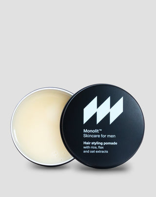 Pomade coiffante pour le modelage et la fixation de la coiffure pour hommes Monolit 55 g - 1