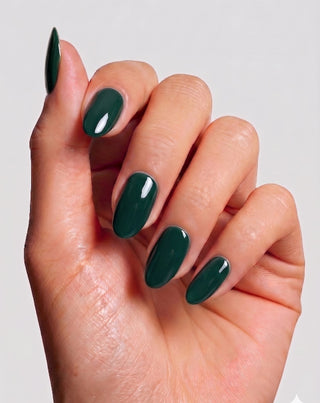 Vernis semi-permanent pour ongles UV/LED Viridian Green 019 Nutridome - 2