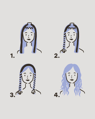 Rouleau en soie pour des boucles sans chaleur - Feel (no) heat de Twisty