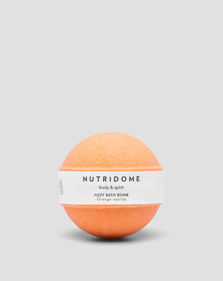 Boule de bain effervescente Nutridome, hydratante et nourrissante pour la peau Orange Vanille - 2
