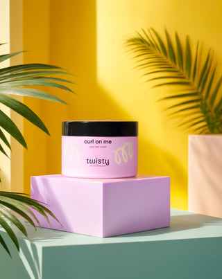 Crème pour cheveux bouclés à base d'extraits de graines de lin et d'avoine - Twisty - 6