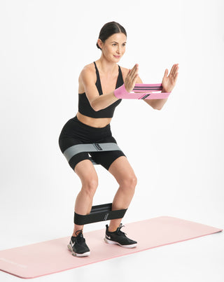 Body Functions bandes de résistance courtes pour le fitness 76 cm set de 3. - 3