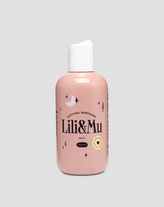 Huile anti-vergetures Lili&Mu pour la peau de l'abdomen, des cuisses et des seins - 1
