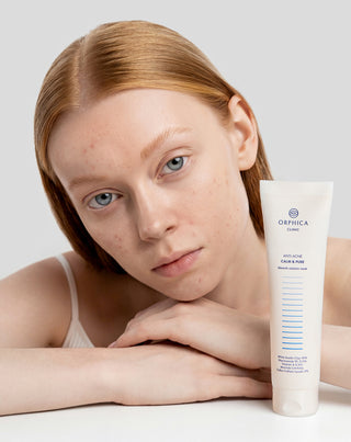Masque purifiant et régénérant pour peau acnéique à l'argile blanche Anti-Acne Orphica Clinic 100 ml - 3