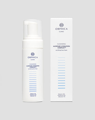 Mousse nettoyante pour peau sensible et acnéique à la bétaïne, au panthénol et à l'allantoïne Cleansing Orphica Clinic 150 ml - 2