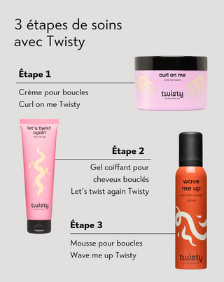 Gel coiffant Twisty pour cheveux bouclés, hydrate et adoucit sans alourdir - 5