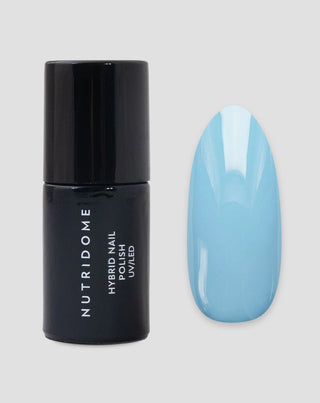 Vernis semi-permanent pour ongles UV/LED Ocean Blue 003 Nutridome - 1