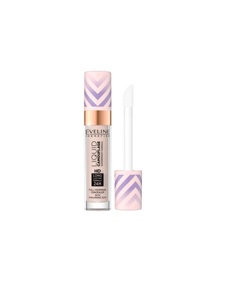 Correcteur de camouflage imperméable à l’eau avec acide hyaluronique n° 02 light vanilla Liquid Camouflage Eveline - 1
