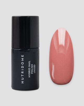 Vernis semi-permanent pour ongles UV/LED Creamy Rose 011 Nutridome - 1