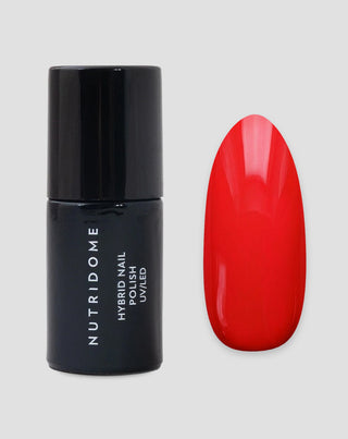 Vernis semi-permanent pour ongles UV/LED Red Velvet 016 Nutridome - 1