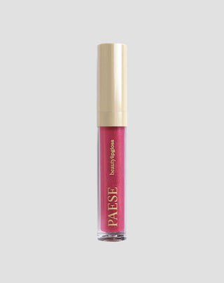 Brillant à lèvres aux particules scintillantes à effet de lèvres optiquement agrandies et à effet miroir 06 vivid Lipgloss Paese - 1