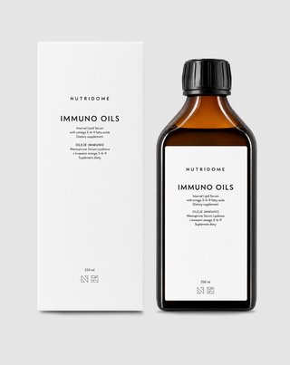 Huile immunité aux acides gras Oméga 3-6-9 liquide Nutridome Immuno 250 ml - 5
