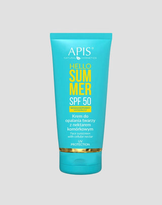 Crème solaire visage au nectar cellulaire SPF 50 Hello Summer Apis - 1