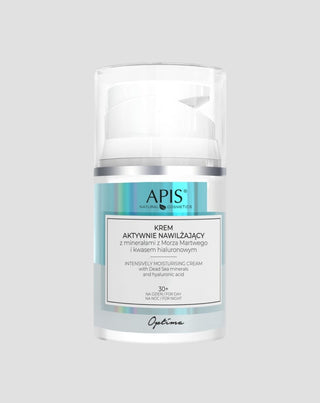 Crème hydratante active aux minéraux de la Mer Morte et à l'acide hyaluronique, jour et nuit 30+ Optima Apis - 1