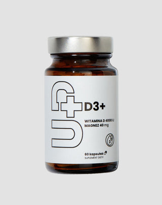 Supplément Up D3+ Vitamine D3 en combinaison avec du magnésium UP Health Pharma 60 gélules - 1