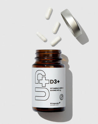 Supplément Up D3+ Vitamine D3 en combinaison avec du magnésium UP Health Pharma 60 gélules - 2