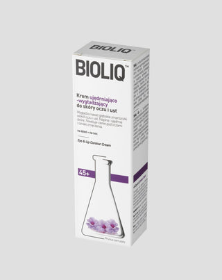 Crème raffermissante et lissante pour la peau des yeux et des lèvres 45+ Bioliq - 2
