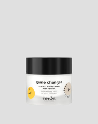 Crème naturelle au rétinol pour le visage Game Changer 30 ml Resibo - 1