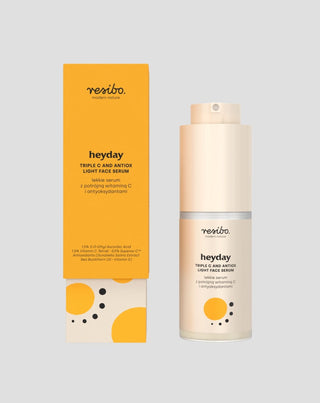 Sérum nourrissant et illuminant pour le visage, avec des antioxydants et de la triple vitamine C Heyday 30 ml Resibo - 4