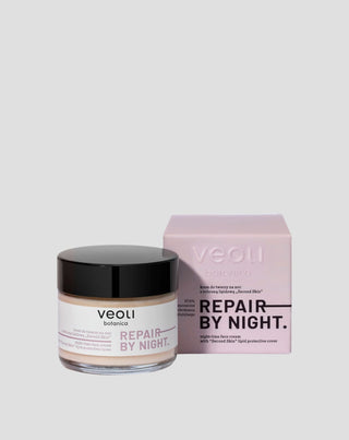 Crème de nuit protectrice des lipides Second skin Repair by night Veoli Botanica - 1