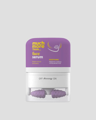 Sérum apaisant pour le visage à l'acide hyaluronique et aux prébiotiques Much More Than - 1
