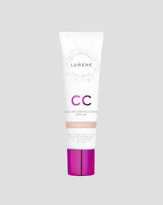 Fond de teint CC à couvrance moyenne pour les rougeurs et l'équilibre des couleurs 7en1 Medium avec SPF 20 Lumene - 1