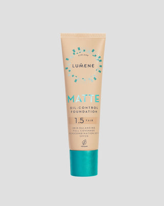 Fond de teint matifiant haute couvrance Matte 1.5 Fair avec SPF 20 Lumene - 1