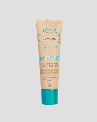 Fond de teint matifiant haute couvrance Matte 3 Fresh Apricot avec SPF 20 Lumene - 1