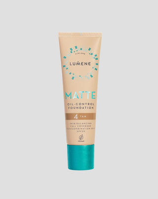Fond de teint matifiant haute couvrance Matte 4 Tan avec SPF 20 Lumene - 1