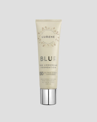 Fond de teint lissant à haute couvrance jusqu'à 16h Blur 00 Ultra Light avec SPF 15 Lumene - 1
