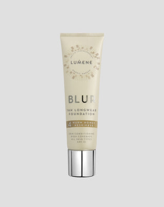 Fond de teint lissant à haute couvrance jusqu'à 16h Blur 4 Warm Honey avec SPF 15 Lumene - 1