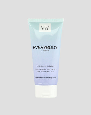 BALANCE Crème hydratante pour les mains Patchouli & Jasmin avec acide hyaluronique Everybody London - 1