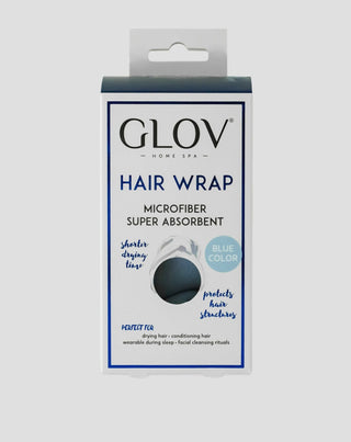Turban blanc pour réduire le temps de séchage pour tous les types de cheveux Hair Wrap Glov - 2
