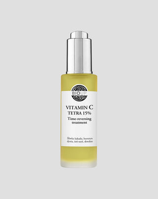 Vitamine C Tetra 15% Sérum de traitement réversible à l'ambre et au ginseng BIOUP - 1