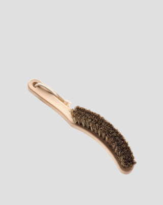Brosse de massage sèche pour le corps semi-circulaire No. 16 avec mélange de fibres HHUUMM - 1