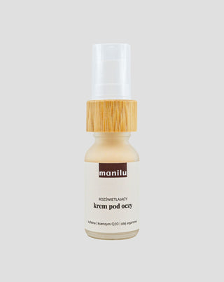 Crème de jour et de nuit éclaircissante pour les yeux à la caféine et au coenzyme Q10 Manilu - 1