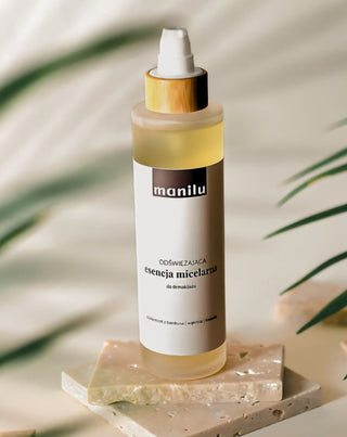 Essence micellaire rafraîchissante pour le démaquillage, apaisant les irritations avec le D-panthénol Manilu - 2