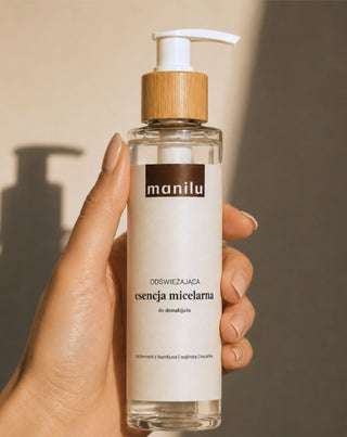 Essence micellaire rafraîchissante pour le démaquillage, apaisant les irritations avec le D-panthénol Manilu - 3