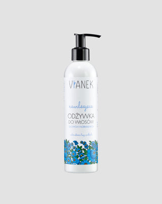 Après-shampooing hydratant pour cheveux secs et normaux à l’extrait de tilleul et de tussilage Vianek - 1