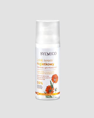 Crème légère au calendula pour tous les types de peau afin d'accélérer le renouvellement de la peau Sylveco - 1