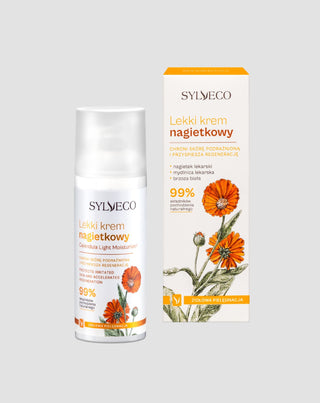 Crème légère au calendula pour tous les types de peau afin d'accélérer le renouvellement de la peau Sylveco - 2