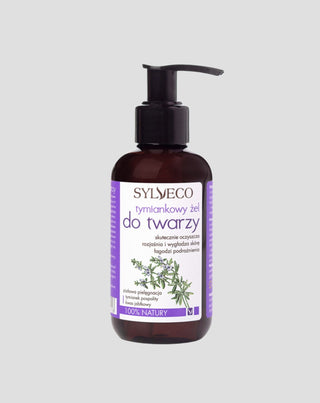 Gel nettoyant lissant et éclaircissant pour le visage à l'acide malique Sylveco - 1