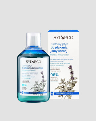 Bain de bouche à base de plantes aux extraits naturels sans alcool Sylveco