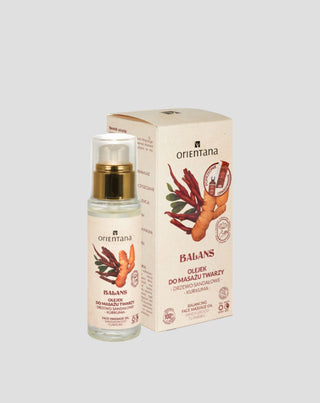 Huile pour le visage au bois de santal et au curcuma Orientana - 2