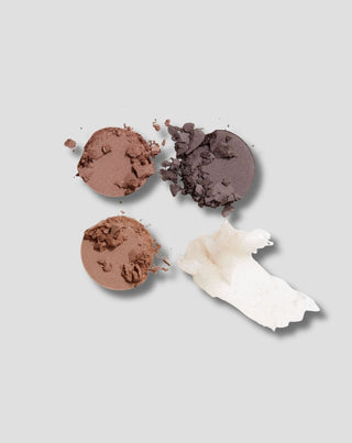 Palette de 3 ombres et cire transparente pour la mise en forme des sourcils pour un résultat durable Gosh