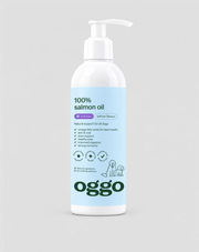 Huile de saumon pour chien Oméga-3 EPA et DHA pour le cœur, le cerveau et l'immunité Oggo 250 ml