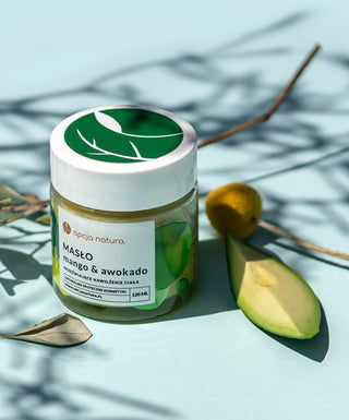 Beurre corporel pour les peaux sèches, abîmées et bronzées Mangue et avocat Opcja Natura - 2
