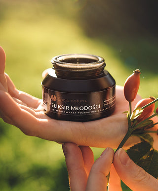 Elixir de jeunesse crème visage pour peaux matures 100 % naturelle Opcja natura