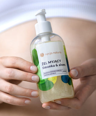 Gel nettoyant pour le corps et le visage au citron vert et à l'aloe vera 100 % naturel Opcja Natura - 2
