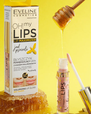 Brillant à lèvres repulpant à l’acide hyaluronique avec venin d’abeille Oh! My Lips Lip Maximizer Eveline - 2